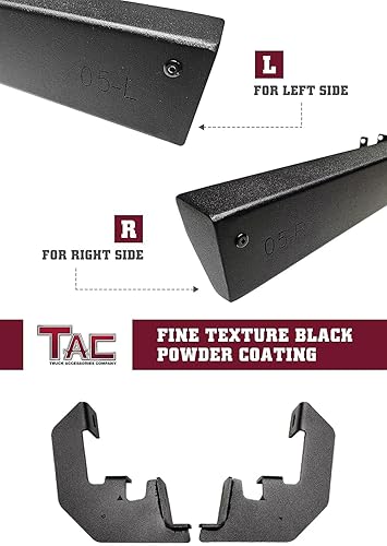 Miniatura 6 de TAC Estribos Sidewinder para Toyota 4Runner (Excl. 10-13 SR5 10-24 Limited 20-21 Edición Nightshade 22-24 Modelos TRD Sport) 10,16 cm de caída,