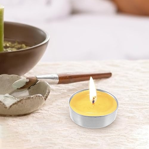 Miniatura 8 de 500 unids redondo de lata té tazas de luz caja vacía vela envases de cera modelo de velas DIY cera velas accesorios candelita