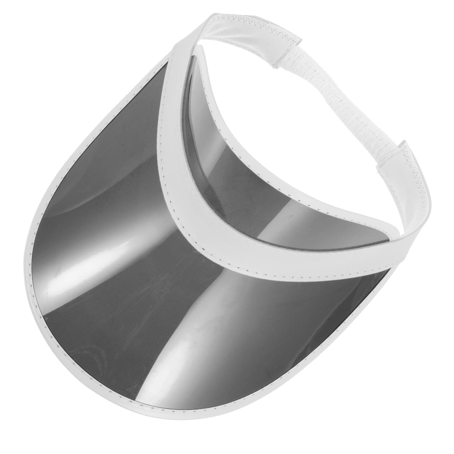 POPETPOP 2 Piezas Sombrero de Protección Solar de Plástico Transparente con Visera Ancha para Mujer para Playa y Actividades al Aire