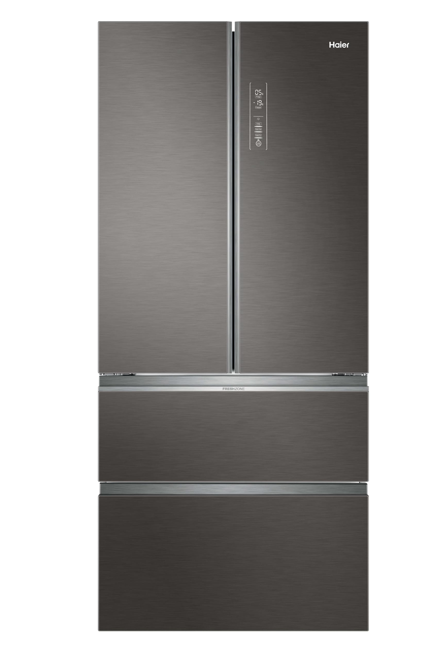 Haier FD 83 Serie 7 Frigorifero 4 Porte French Door 539L Totali (358L Frigo + 181L Freezer), Total No Frost, ABT Antibatterico, My Zone Plus, Inverter, 190x83x66,9 cm (AxLxP), HB18FGSAAA