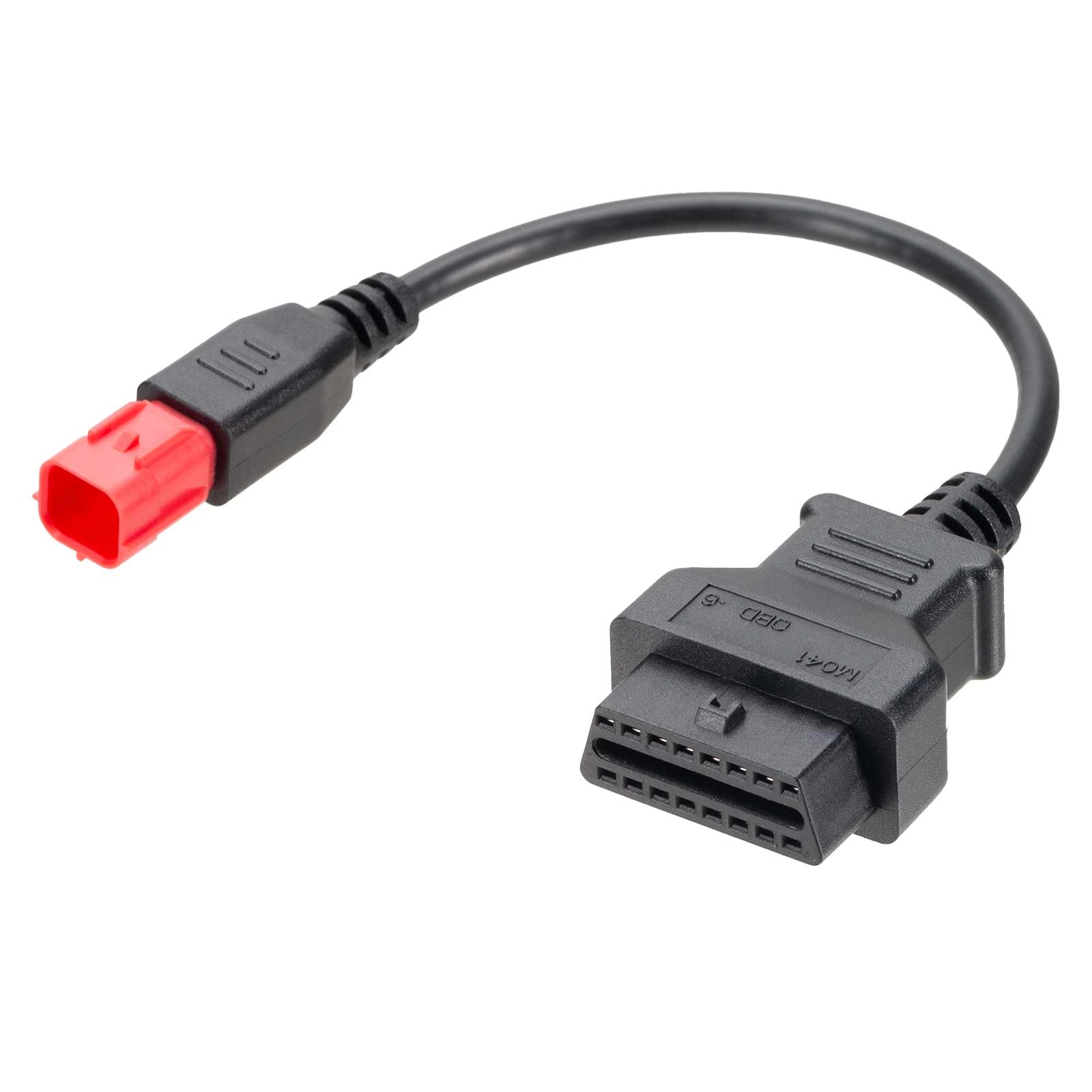 Cavo adattatore OBD2 a 6 pin, connettore Euro5 a 6 pin adatto per DUCATI 2019-DUCATI per Guzzi per KTM per Suzuki per Yamaha per Davidson per Piaggio Moto OBD Cavo diagnostico M041 ECU Chiave