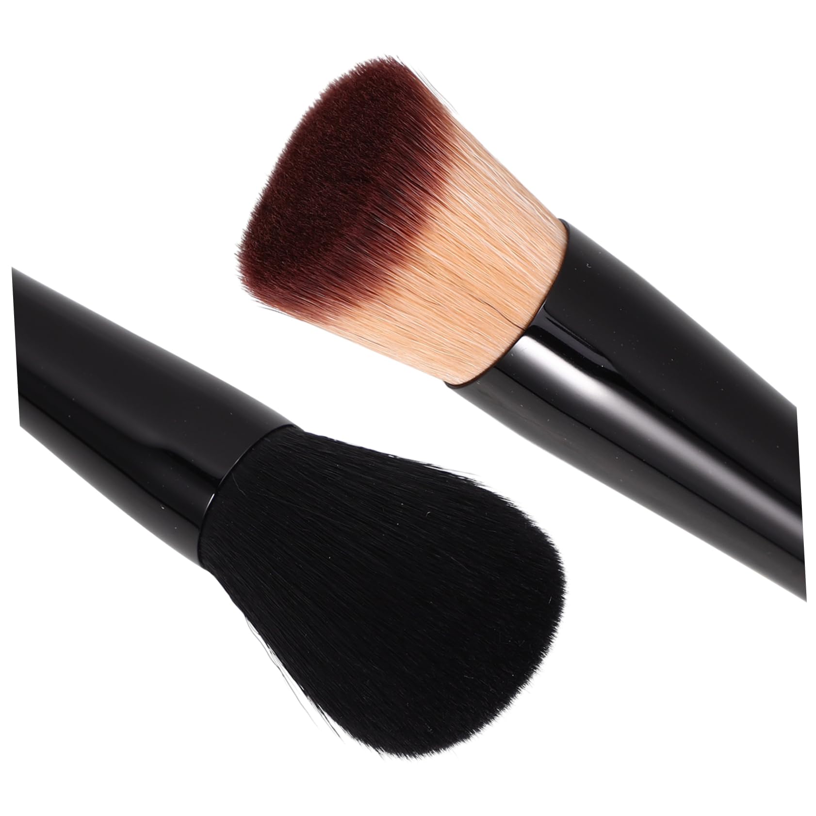 Baluue Portable Makeup Brush Set Double End Makeup Brush for Cream and Loose Powder Women's Travel Makeup Tools
