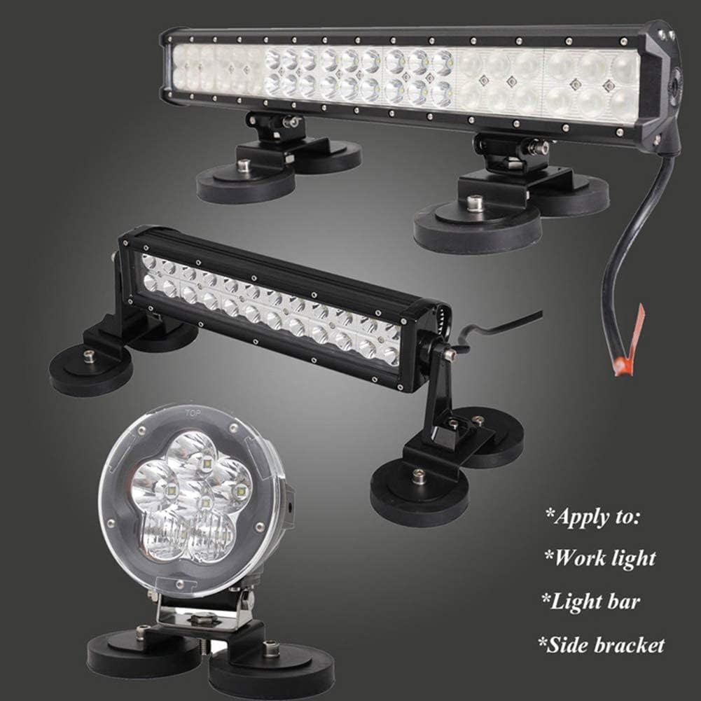 AUXTINGS 45 cm 360 W terenowa listwa świetlna LED z wiązką okablowania 12 V i uchwytem magnetycznym, zewnętrzna rampa LED 4x4 DC 12 V 24 V 6000 K, do samochodów ciągników, ciężarówek SUV, pojazdów