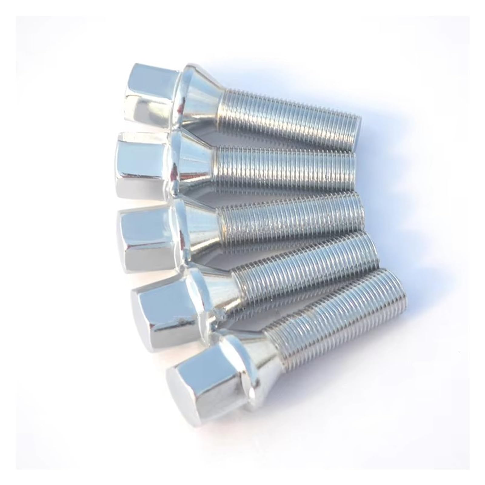 Bulloni Per Cerchi Auto | Sede Conica 12x1.25 | Lunghezza 50mm | Grado 10.9 Cromato - Foto 3