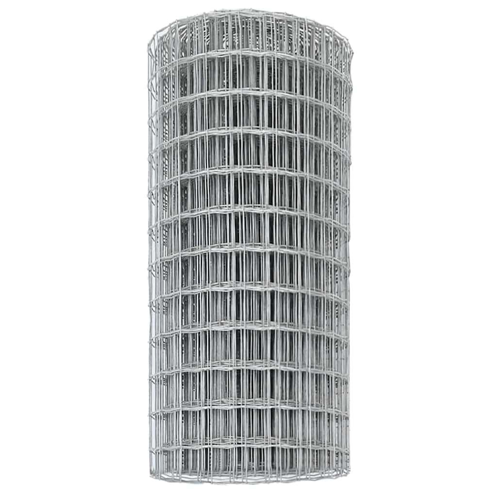 Valla de malla de alambre recubierta de PVC, 8 metros de longitud y 8 metros de altura, 8 m x 0 m, con malla de 100 x 100 mm, valla europea recubierta de PVC negro y verde
