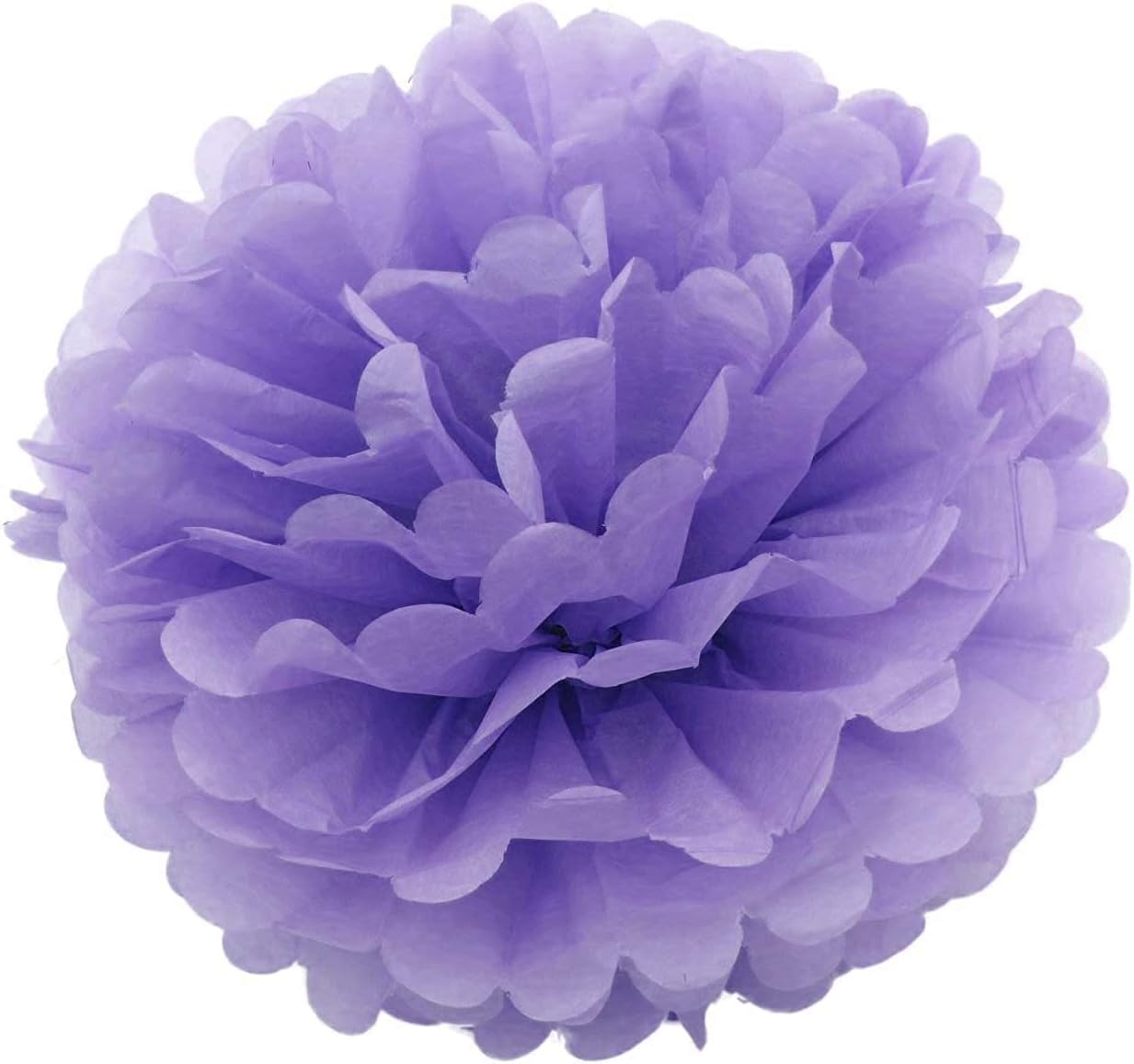 IGUO 30pcs Raya and the Last Dragon Decor Purple Lavender Green Gold Tissue Paper Pom Poms Princess Jasmin Party Flowers Tissue Tassel Garland Polka Dot Paper Garland for Baby Shower Mermaid Birthday