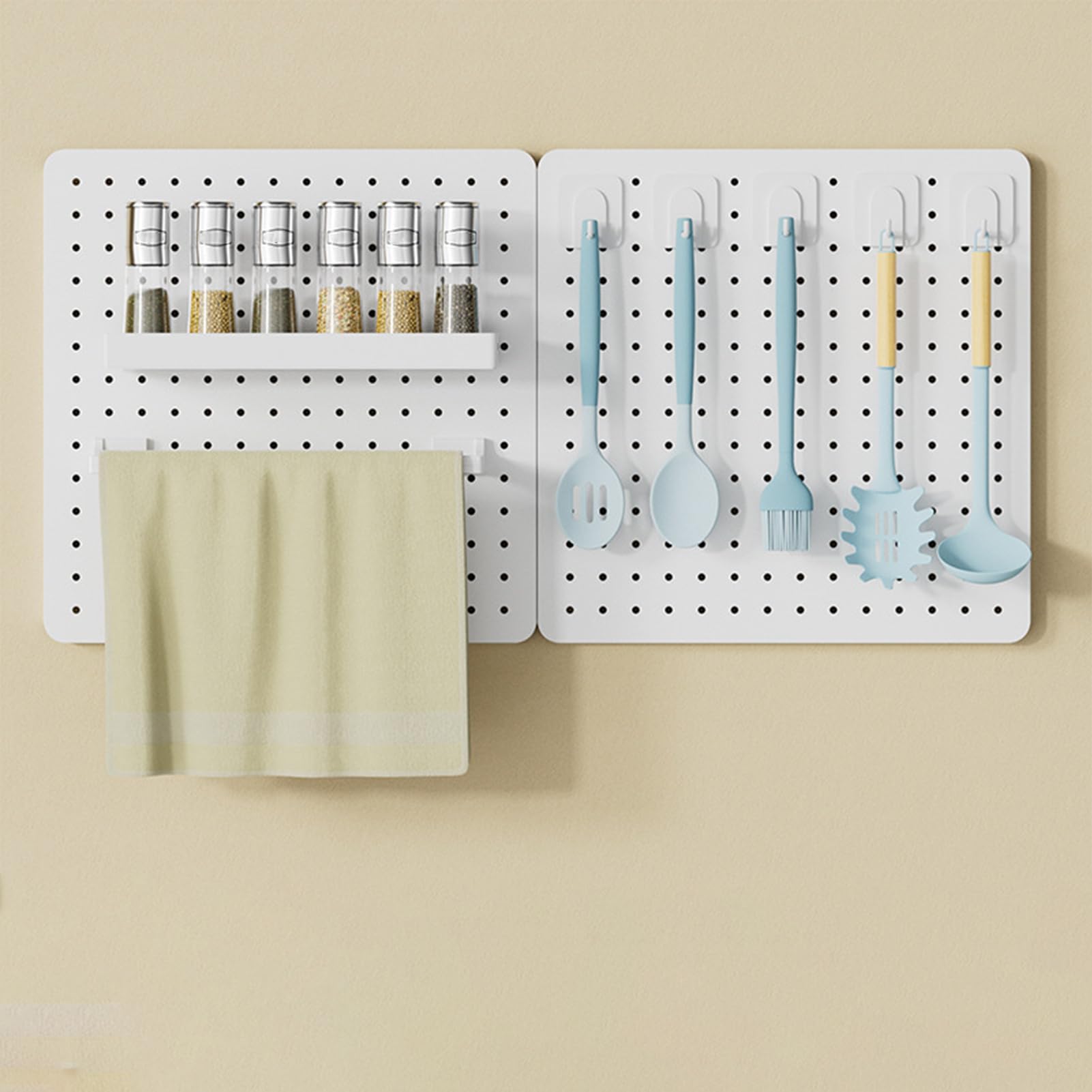 Pannello Forato Organizzatore da Parete Pannello da Parete per Scrivania | Pannelli Organizzazione Risparmio Spazio Per Bambini Ragazzi Studenti Decorazioni Oggetti Quotidiani Materiale Scolastico