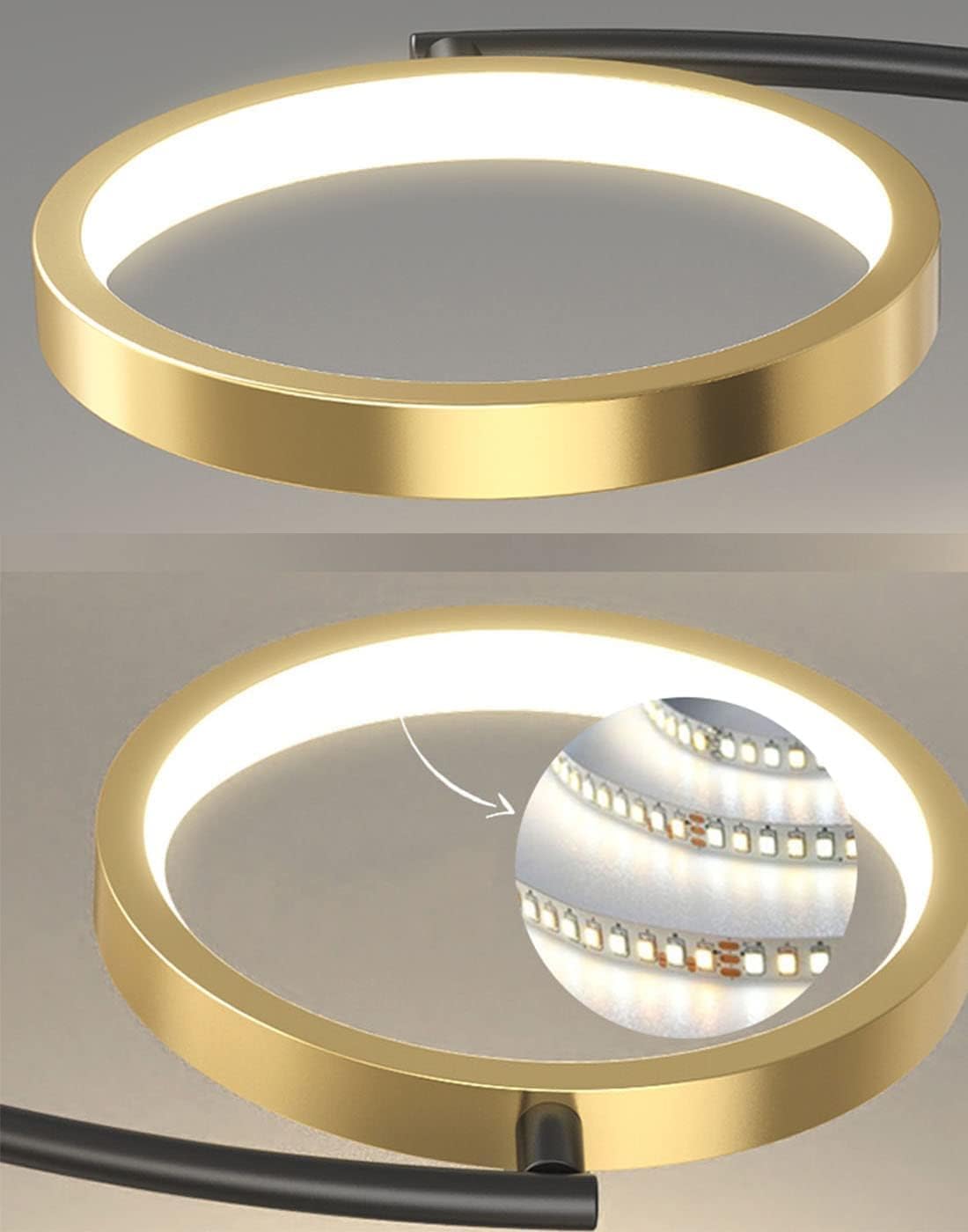 Lampa sufitowa LED w stylu nordyckim, kwiatowa lampa wisząca z połowy wieku, do sypialni, salonu i jadalni, solidna oprawa do zabudowy, 6/8/10 (8 świateł)