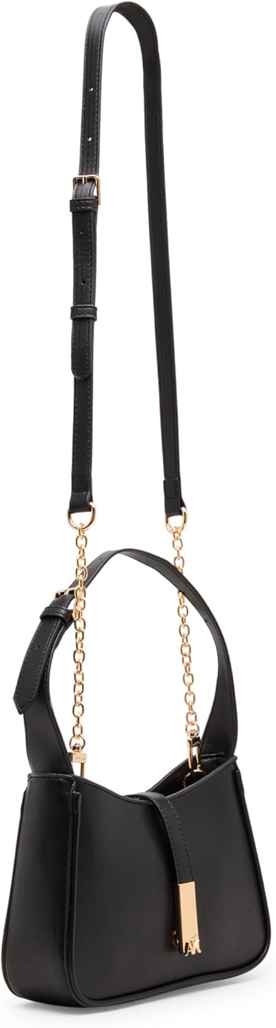Anne Klein Womens Small Shoulder with Convertible Strap, Black - Image 4