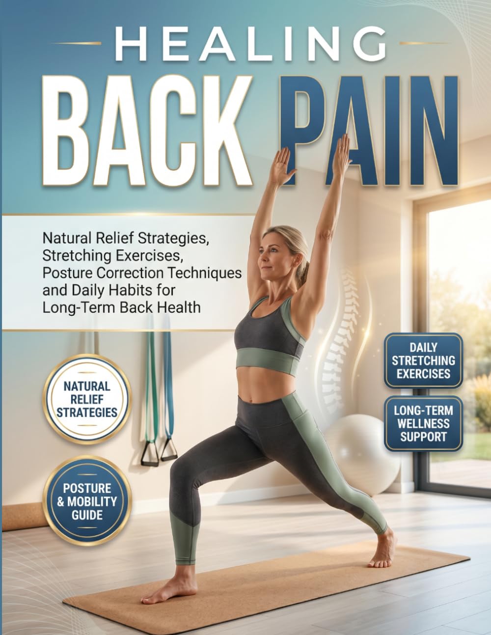 HEALING BACK PAIN: Natural Relief Strategies, Stretching Exercises, Posture Correction Techniques and Daily Habits for Long-Term Back Health