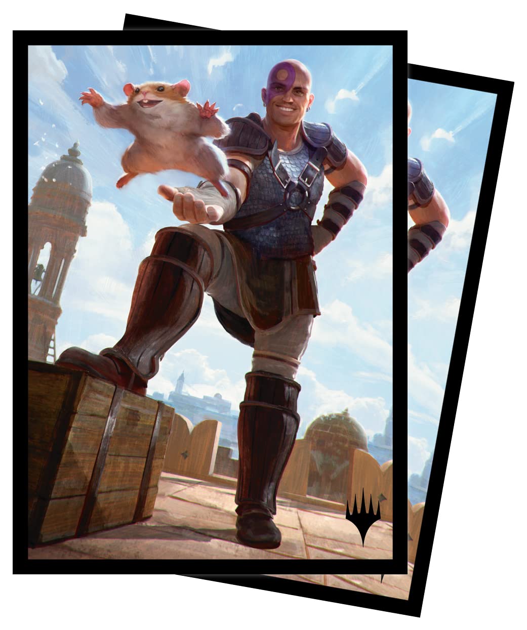 Ultra PRO - Magic: The gathering battle for Baldur's Gate, Commander Legend 100ct Card Sleeves (Minsc & Boo)
