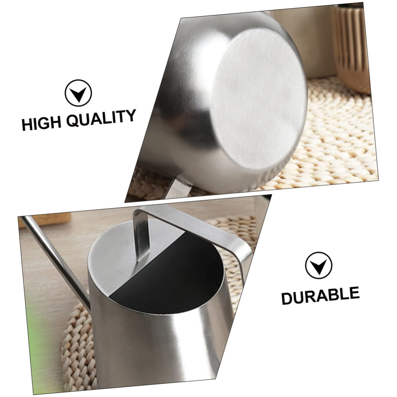 BESTonZON 2 Pezzi Annaffiatoio Inossidabile Beccuccio per Piante Indoor e Outdoor Resistente e Facile da Design