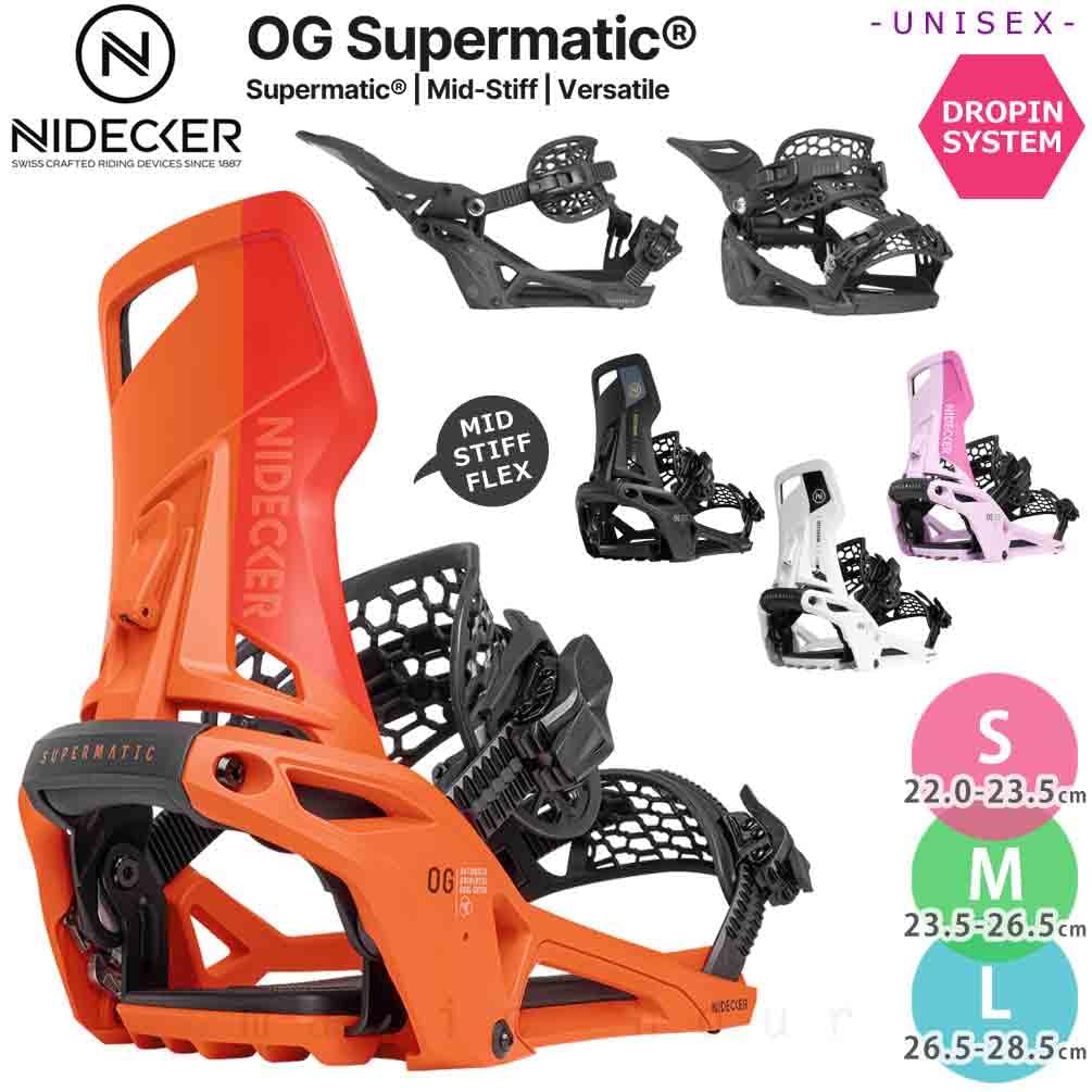 NIDECKER ナイデッカー Supermatic Amazon | 予約商品 スノーボード ビンディング ナイデッカー スーパー
