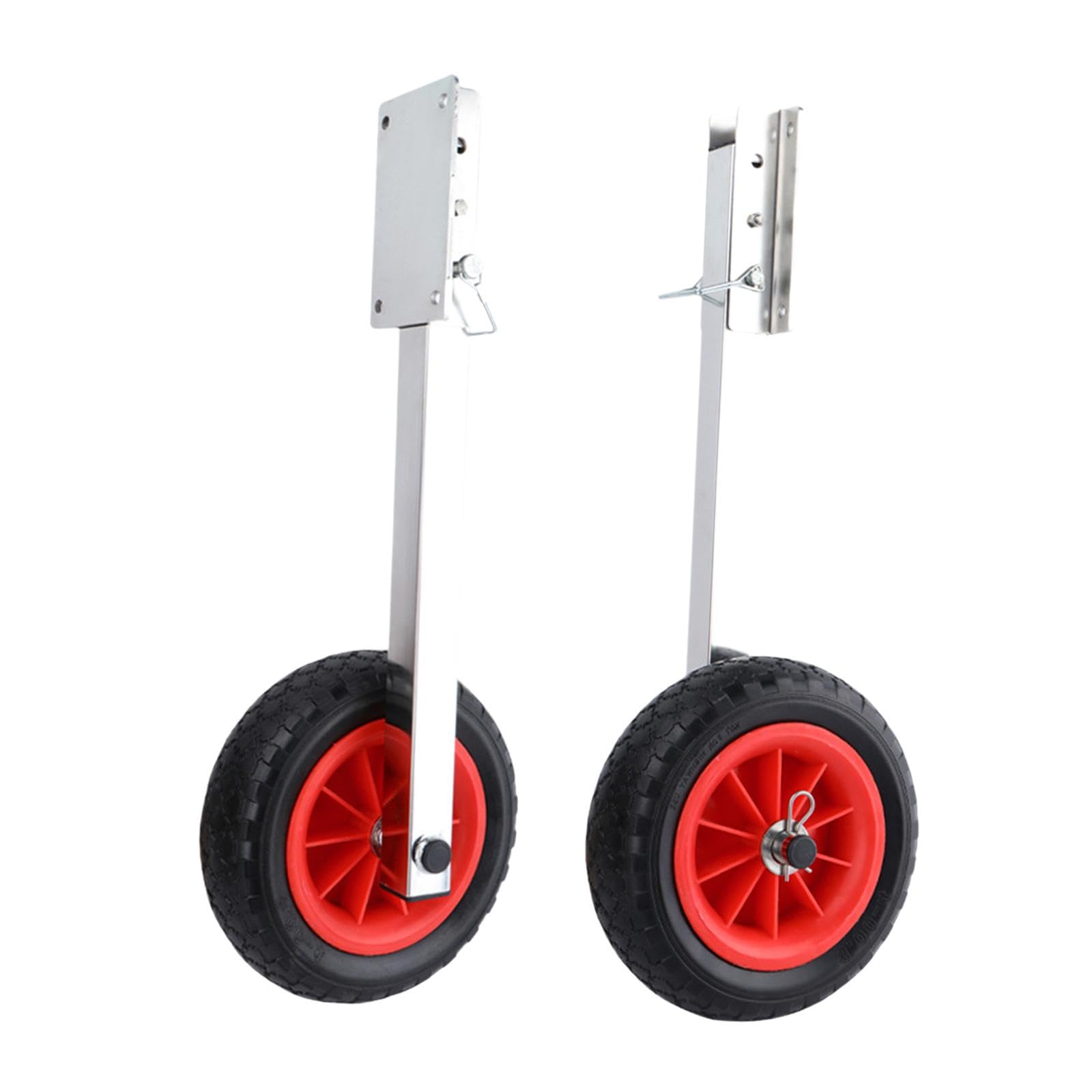 RNXRZANK 2X Detachable Boat Launching Wheels for Transom Use, Right Angle
