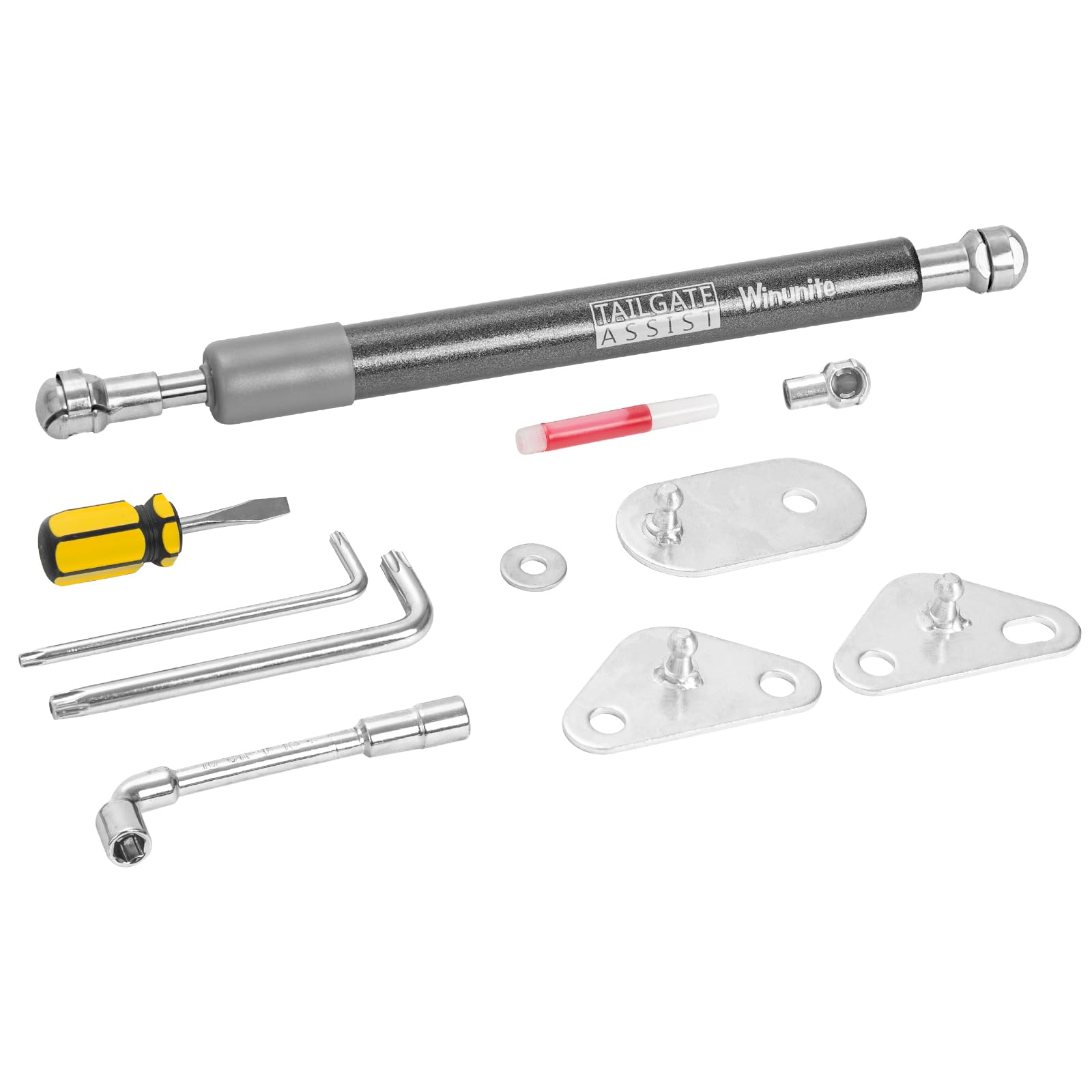 Winunite Compatible with 2015-2026 F150 Tailgate Assist Gray
