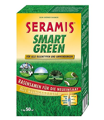 Preisvergleich Produktbild Seramis® Smart Green Rasensamen zur Neueinsaat 1 kg,1 Packung