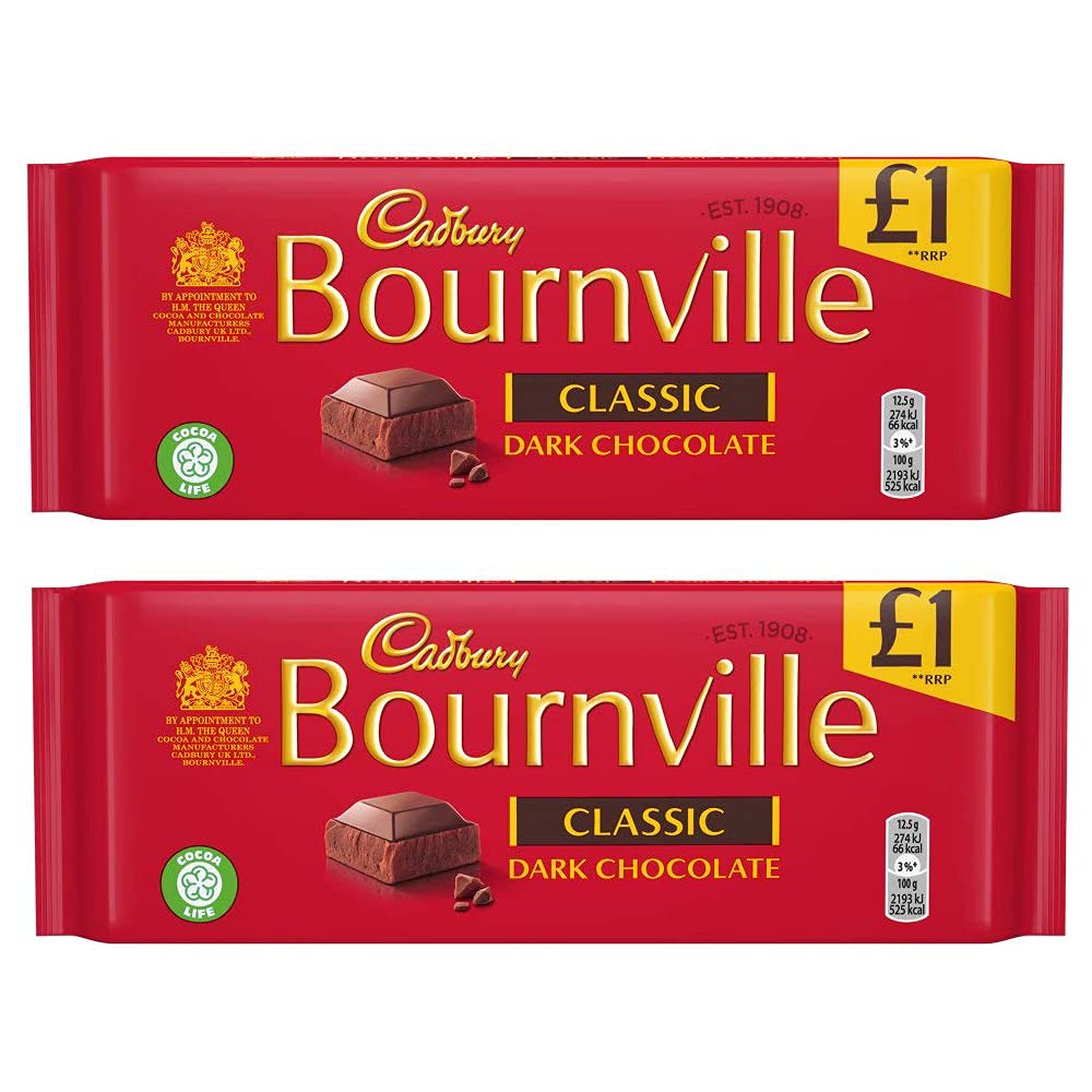 See full amazon price history chart for Cadbury Bournville Classic Dark Chocolate, 2 x 100 g Cadbury Bournville Classic Dark Chocolate, 2 x 100 g (B010CHI868) Amazon Price History, Amazon Price Tracker