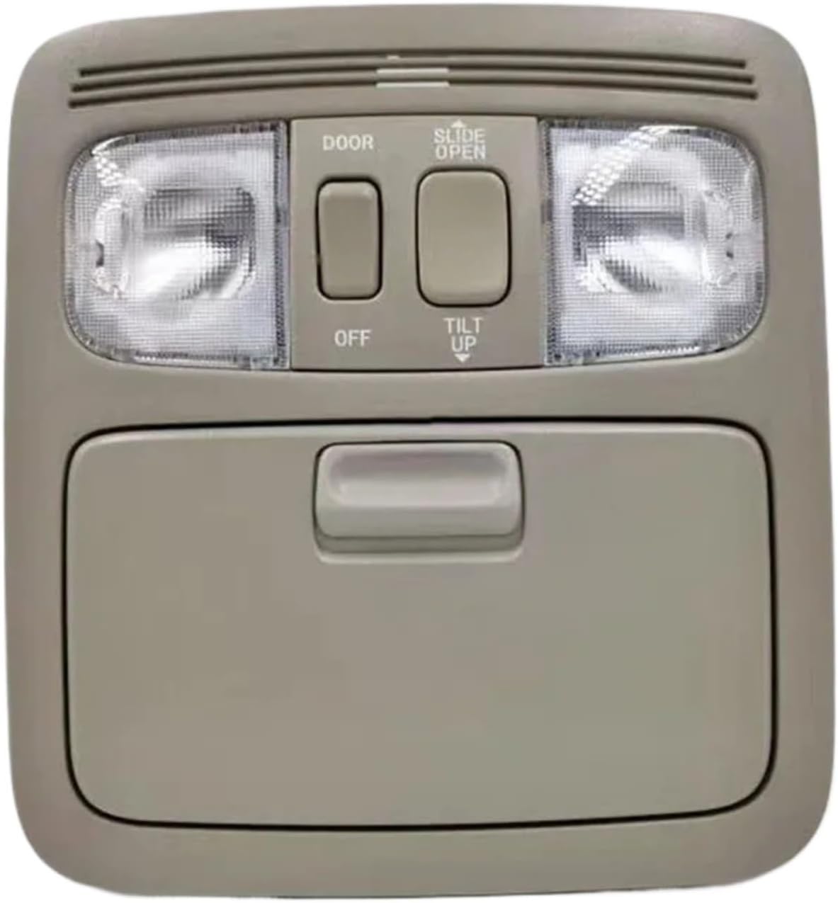 Car Interior Reading Light Top Control Overhead Interior Roof Light Switch Reading Lamp Compatible for Toyota Camry 2006-2012(No Skylight Switch)