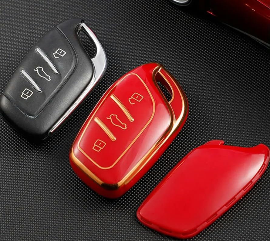 亜鉛合金製車用リモートキーケースカバー シェル キーチェーン