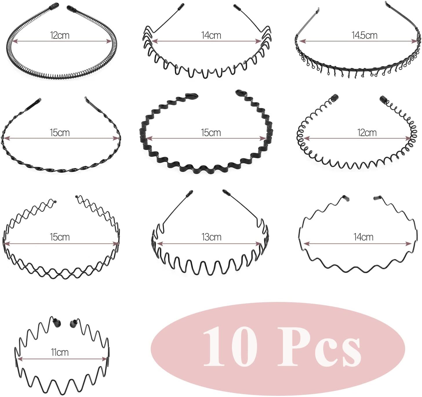 Mens Hair Band Sports Hair Bands for Men and Women Non-Slip Fashion Headband - Image 3