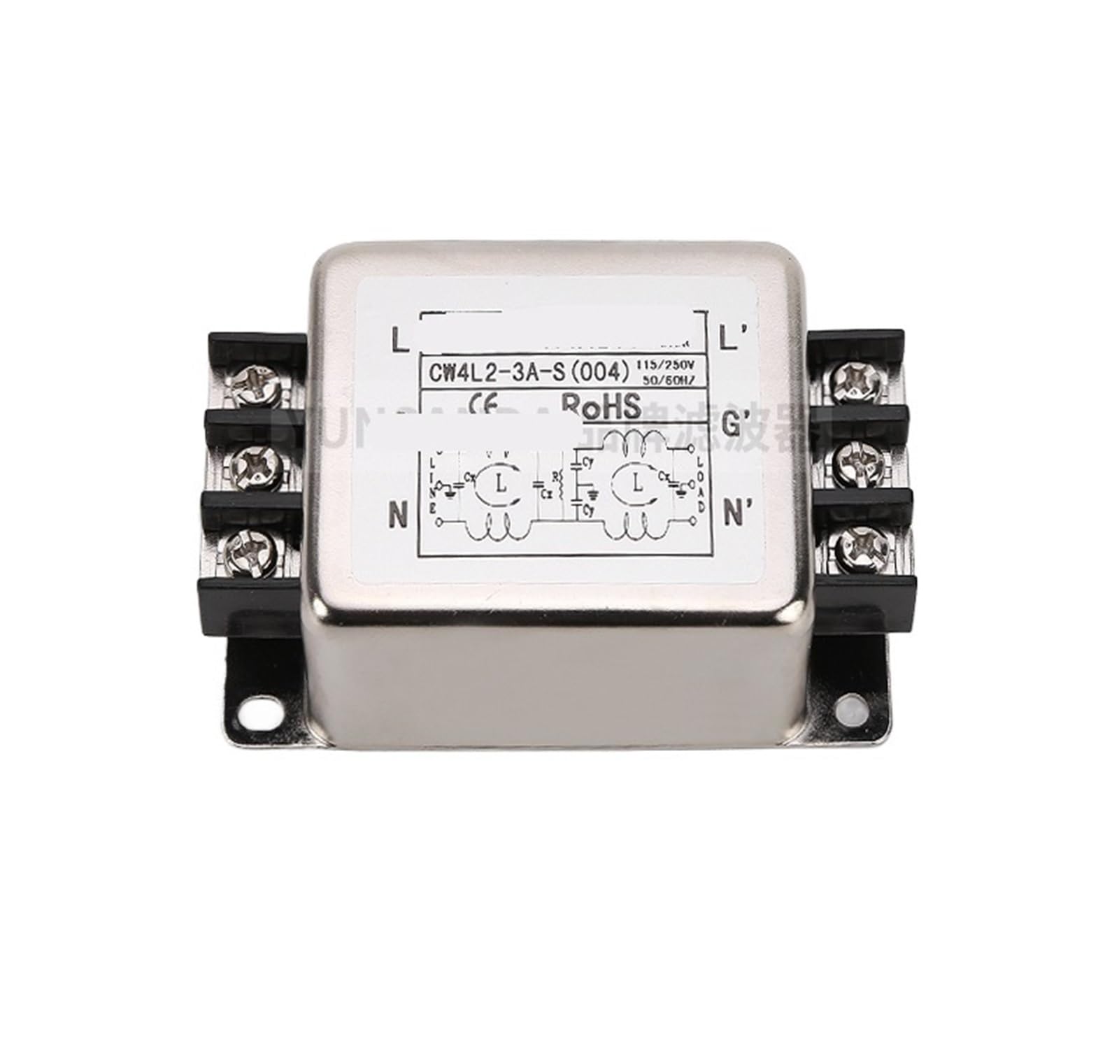 ETPBRIMSF CW4L2-3A-S Dual-stage enhanced power filter 220V anti-interference AC single-phase purifier(CW4L2-3A-S 004)