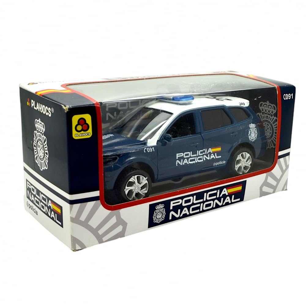 BDM Modèles à l'échelle de la Police nationale et de la Garde civile | Collection voiture et hélicoptère | Réplique fidèle officielle pour vitrine | Véhicules emblématiques d'Espagne