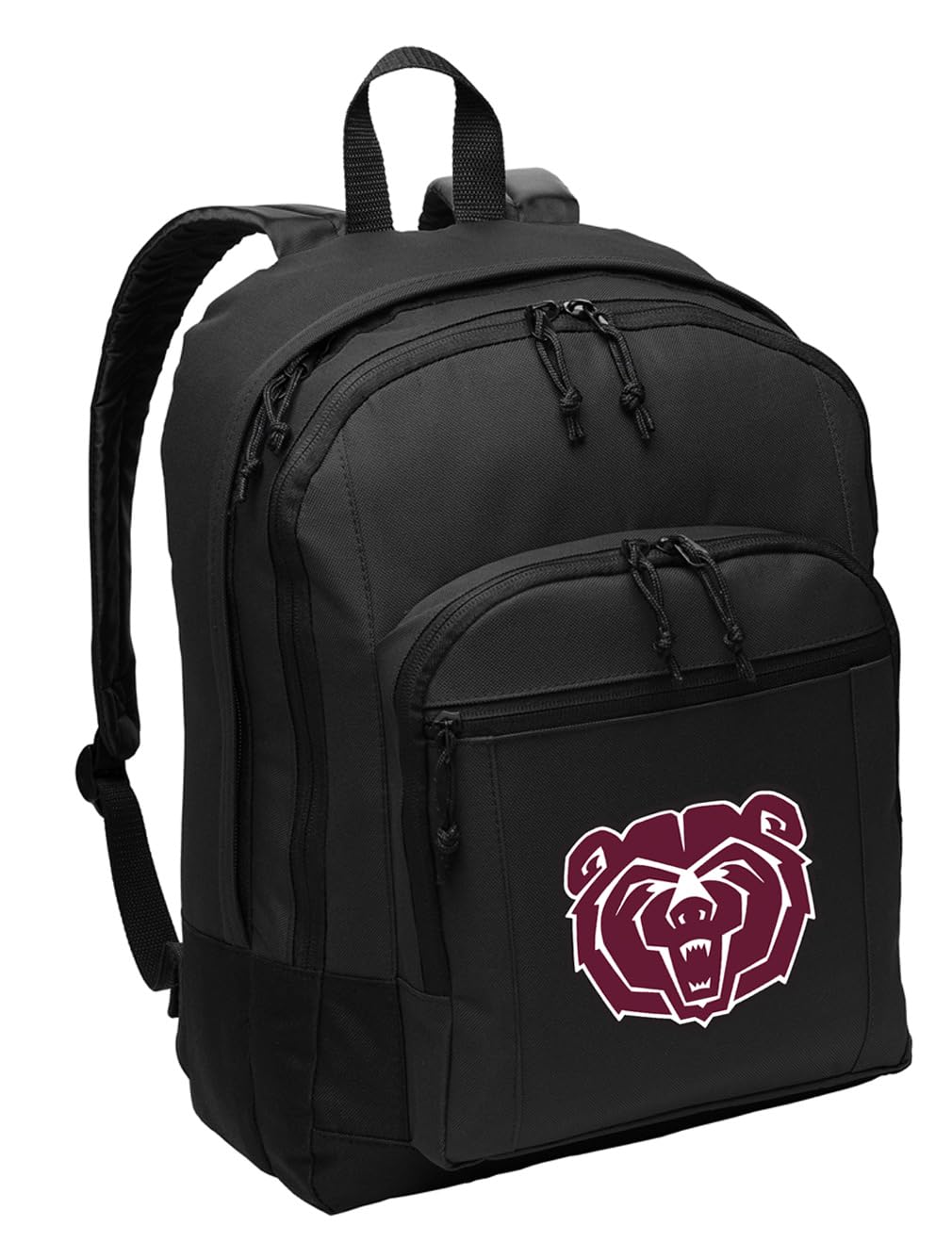 missouri state backpack classic style - medium size -missouri state bears backpack - laptop sleeve - lightweight - durable