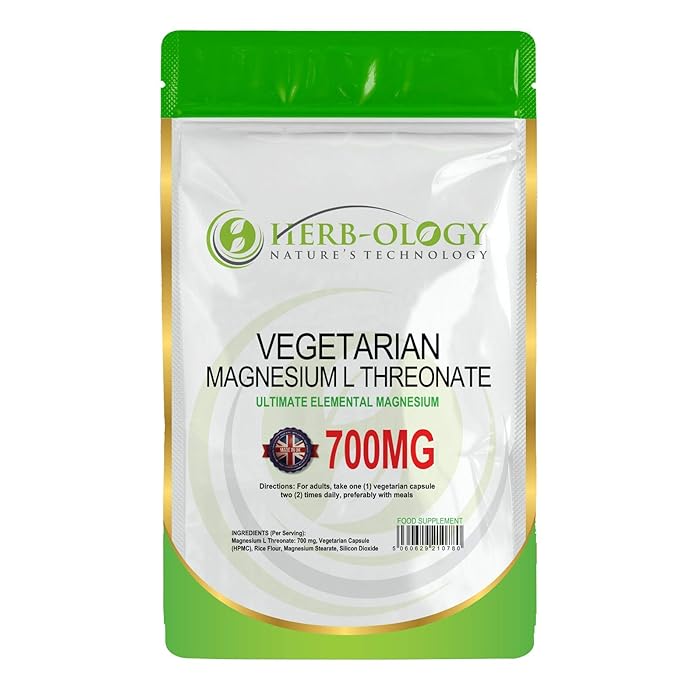Buy HerbOlogy Magnesium L Threonate Capsules 120 Magnesium Threonate