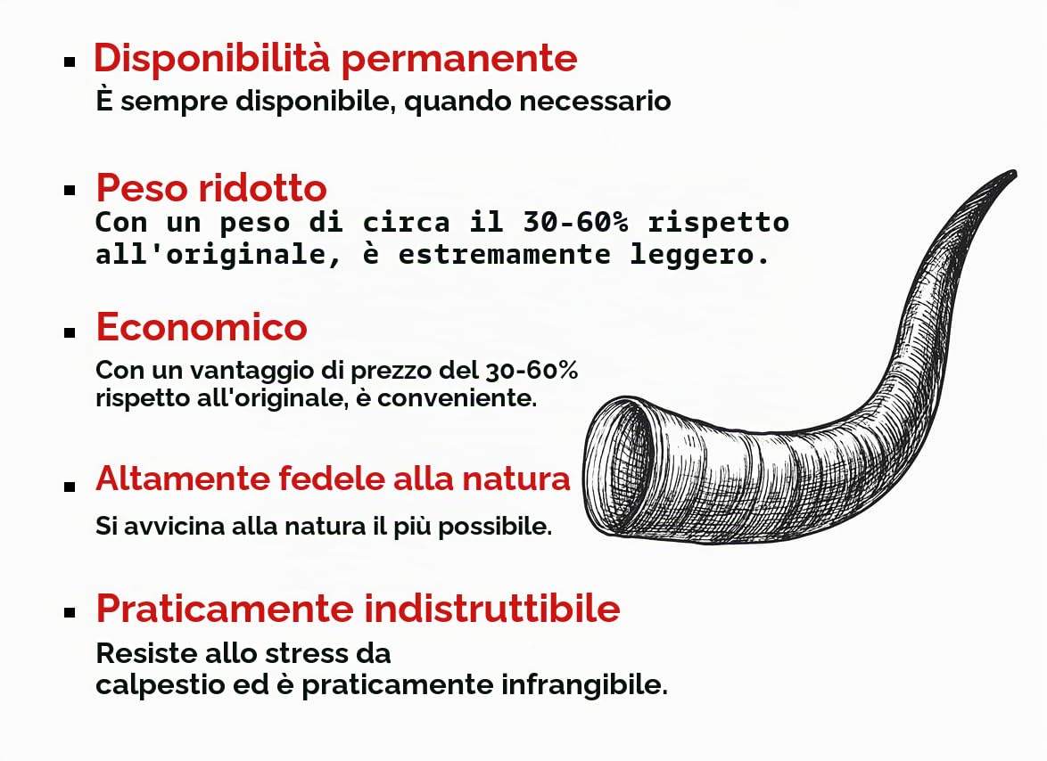Generisch Fatto a mano, robusto e leggero, ideale per crampi, perché, feste, eventi a tema e decorazioni (maschere da mote)
