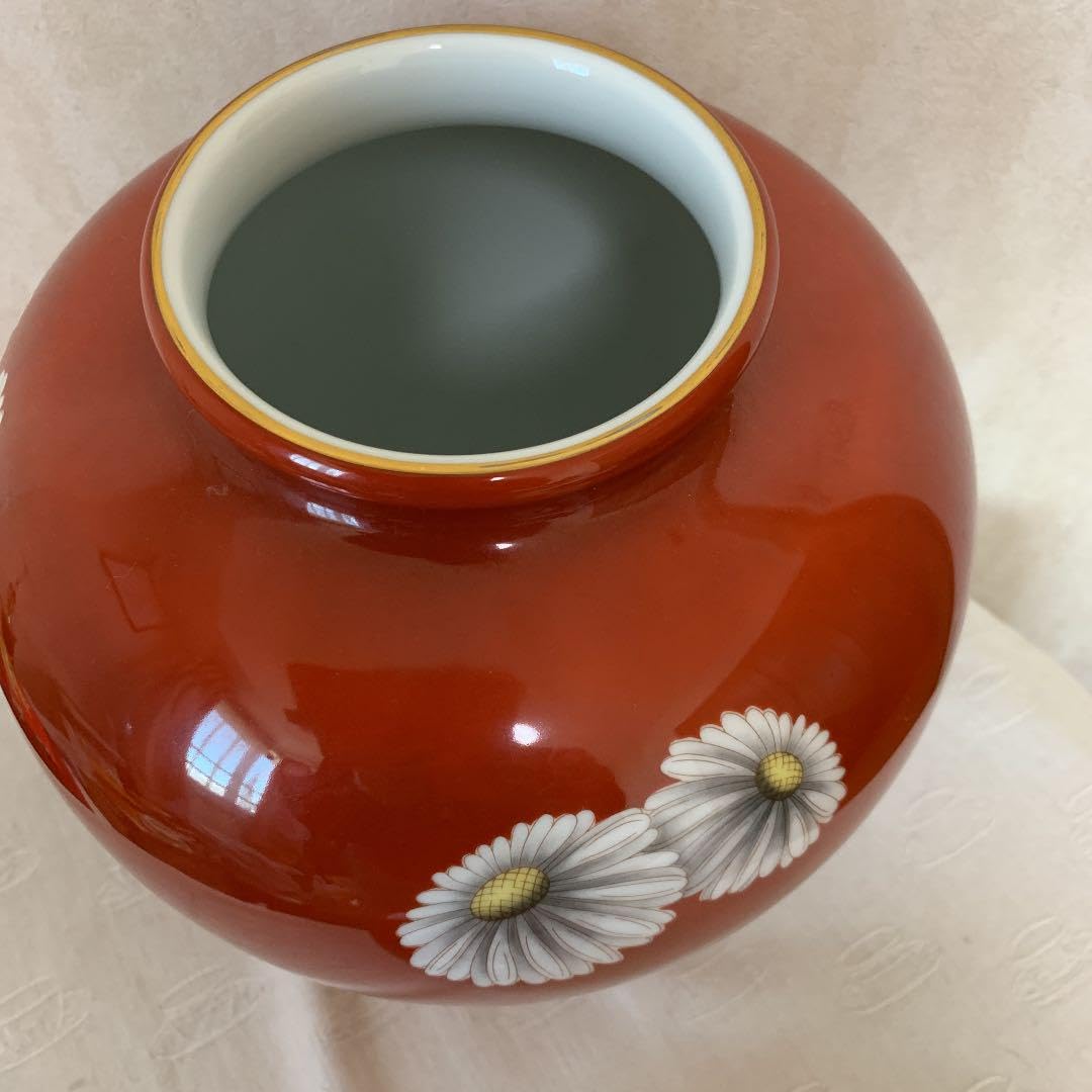 Amazon.co.jp: オールドノリタケ 菊模様 レトロ 壺 花瓶 : ホーム