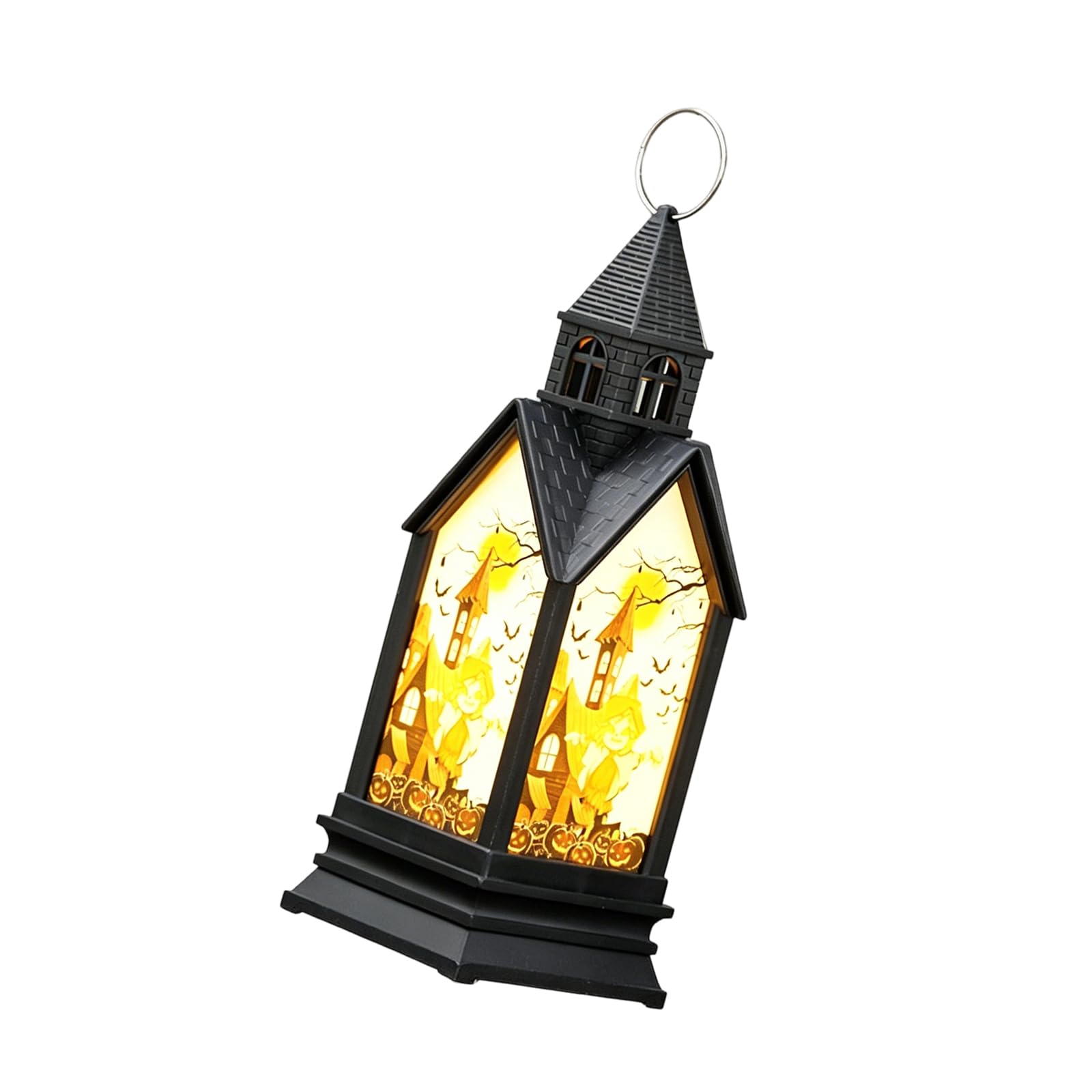 Elnwnnkc Battery Powered Halloween Decor, Warm Glow Accent Light for Tabletop Display, Shelf Decor or Entryway Use Halloween Tabletop Battery Powered Accent Light Warm Glow Party Decoration Top