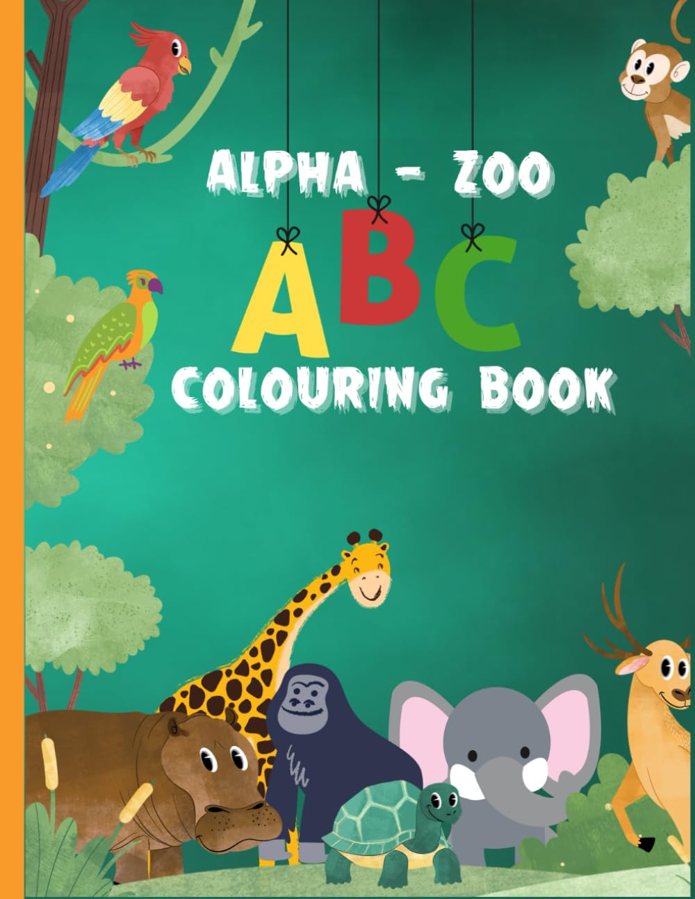 Alpha-Zoo Coloring Book for kids: The Ultimate A to Z Animal Coloring Book for Kids Ages 3-10