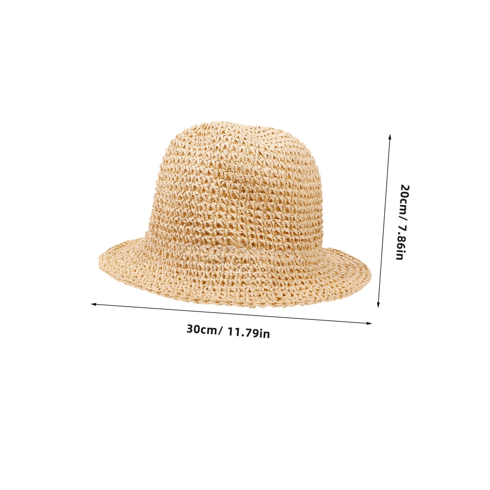 Healeved Summer Sun Hat Bucket Hat Women Sun Protection for Travel Lightweight and Breathable Fashionable Style Beige