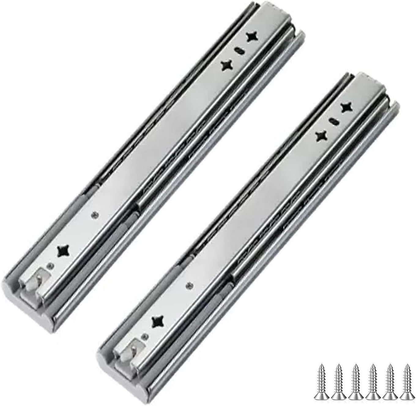 Amazon.co.jp Soft Close Drawer Slide Rail, Side Mount Ball Bearing Drawer Rail, 3 Section Full