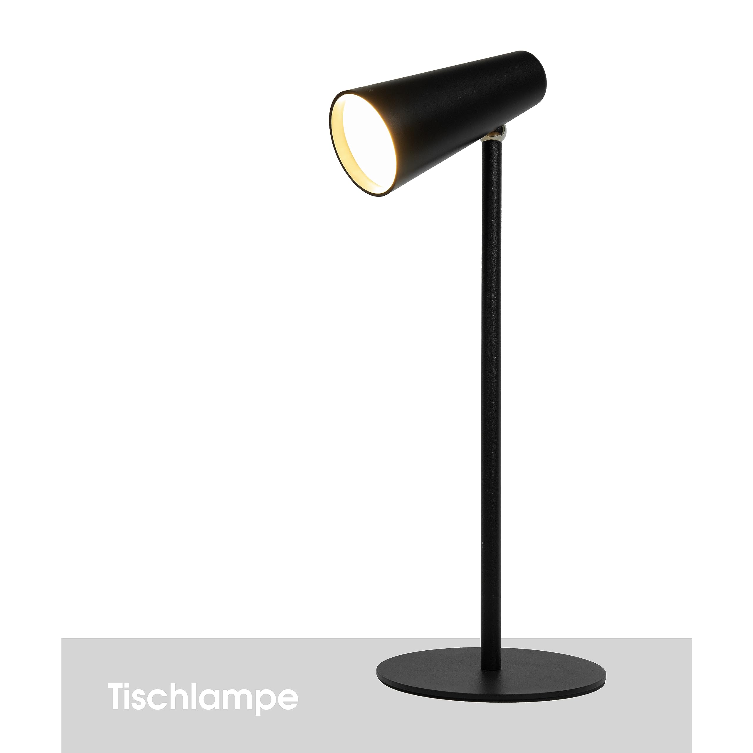 5 IN 1 LED AKKU-MULTIFUNKTIONSLAMPE DIMMBAR TISCHLEUCHTE STANDLEUCHTE TASCHENLAMPE CLIPLEUCHTE KLEMMLEUCHTE TAGESLICHTLEUCHTE (silber)