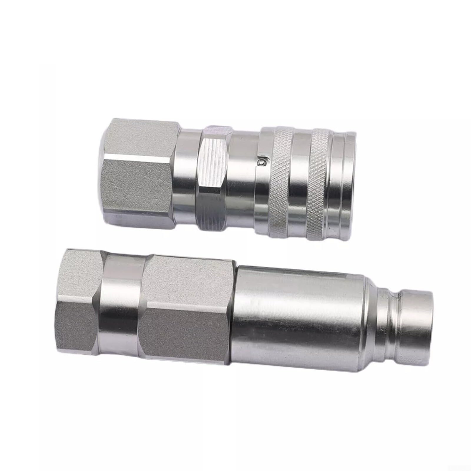Flachsteckkupplungs-Set für Bobcat 7246777 7246790, Hydraulik für schnellkupplung Männlich & für weiblich für Bagger und Radlader, Metall