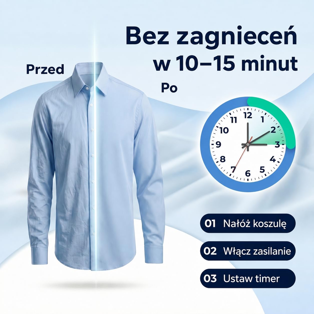 Automatyczny system do prasowania z manekinem do koszul i spodni – inteligentny system prasowania odzieży | Zastępuje żelazko i parownicę | Inteligentne urządzenie do wygładzania ubrań
