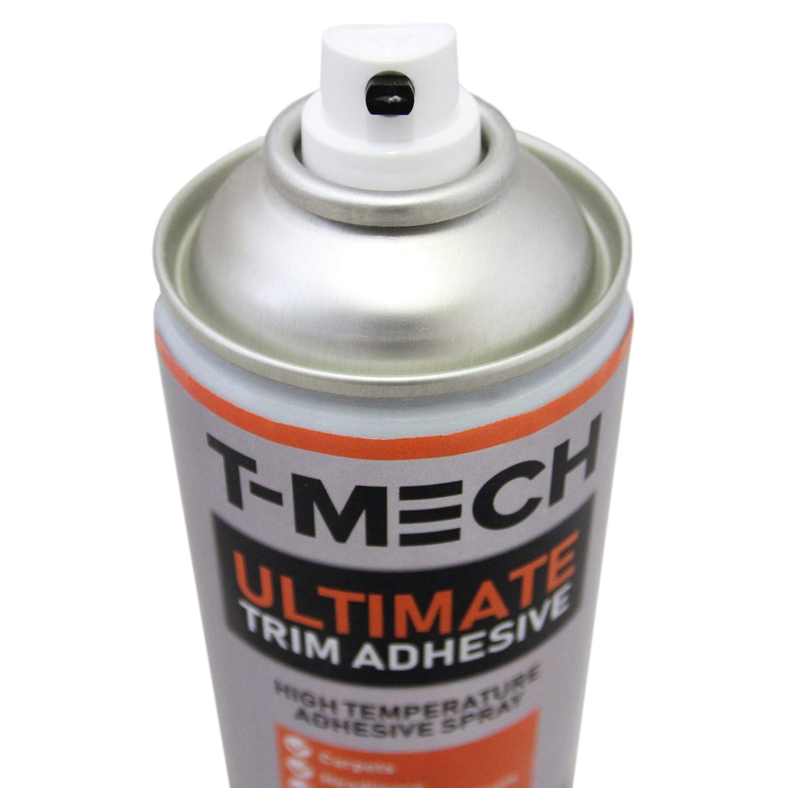 12 Canettes de Glue 500ml Bombe de Colle Spray Adhésif - Parfait pour Tapis, Textile, Cuir, Garniture, Intérieur pour Véhicule, Bricolage DIY - Résistance Température 120 Degrés - Buse Spray Ajustable