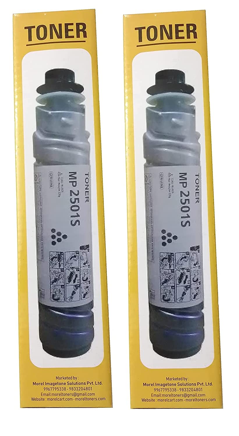morel Toner Cartridge Compatible for Ricoh Aficio 2501S / MP2001SP / MP 2501L / 2501SP / 1813L Photocopier - Pack of 2 Toners (B07NPQB1Q1) Amazon Price History, Amazon Price Tracker