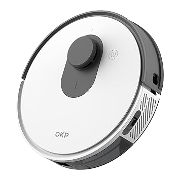 OKP Robot Vacuum Cleaner Self Charging Lidar Robotic Vacuum Lidar Vacuum Robot Cleaner for Home