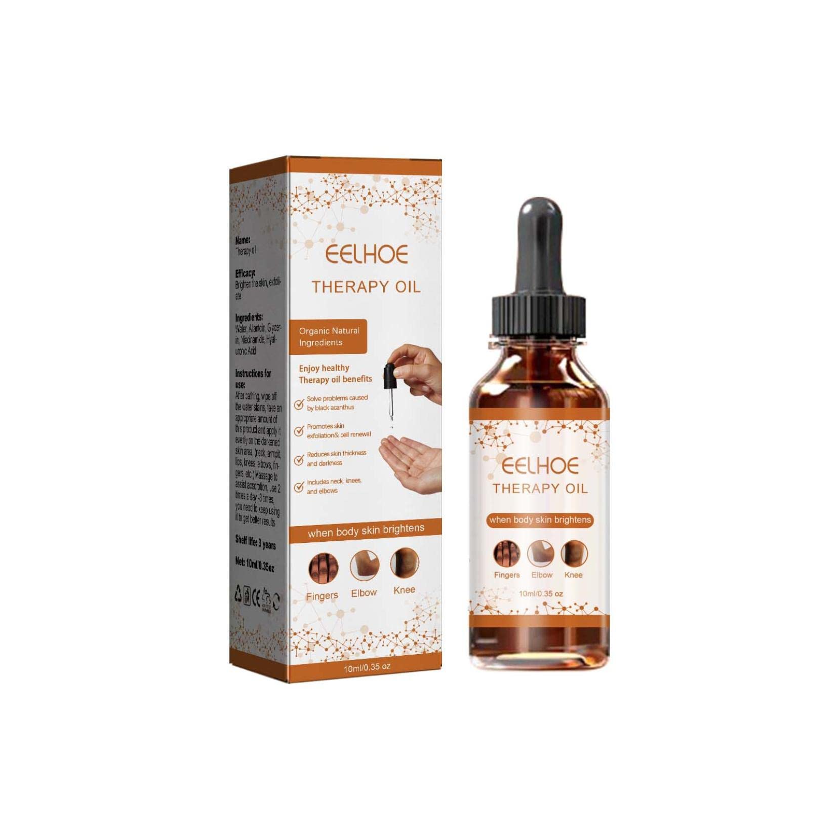 New GFOUK Nigricare Therapy Drops,Acanthosis Nigricans Therapy Oil,Dark Spot Corrector Oil,Nigricans Relief Oil,Dark Knuckle Whitening Serum,for Dark Knuckle Corrector Brightening Skin (1PC)