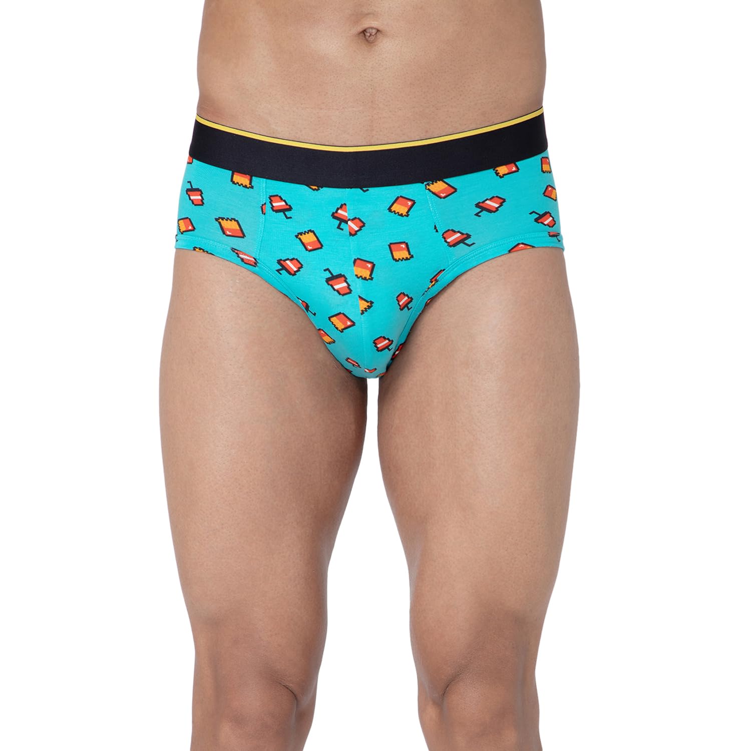 Bummer Men’s Printed Micro Modal Briefs Underwear | Ultra Soft & Breathable | Pack of 1 Bummer Men’s Printed Micro Modal Briefs Underwear | Ultra Soft & Breathable | Pack of 1