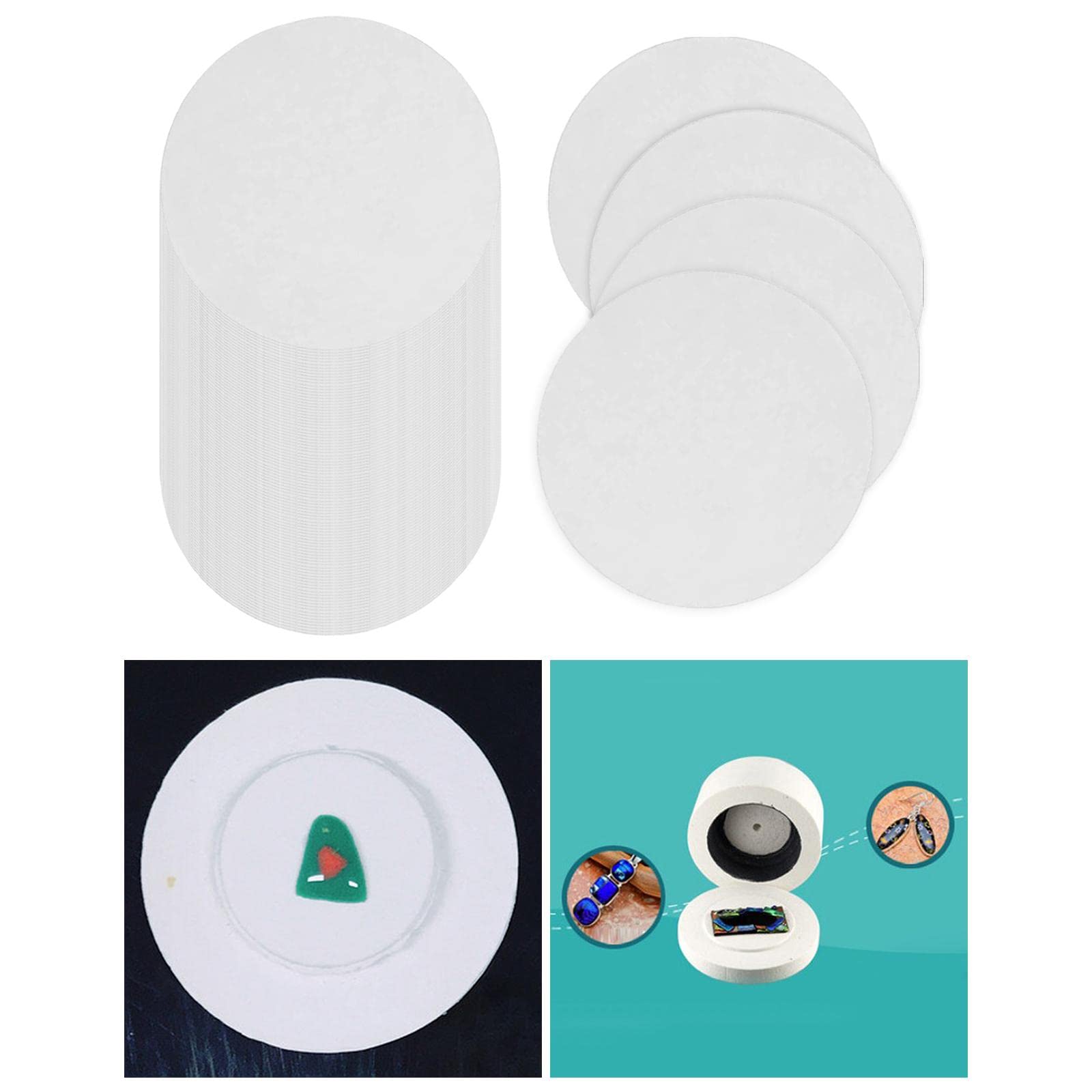 Oshhni 100 pièces Four à Micro-Ondes de céramique Couverture Isolante feu Four à Micro-Ondes papiers d'étagère