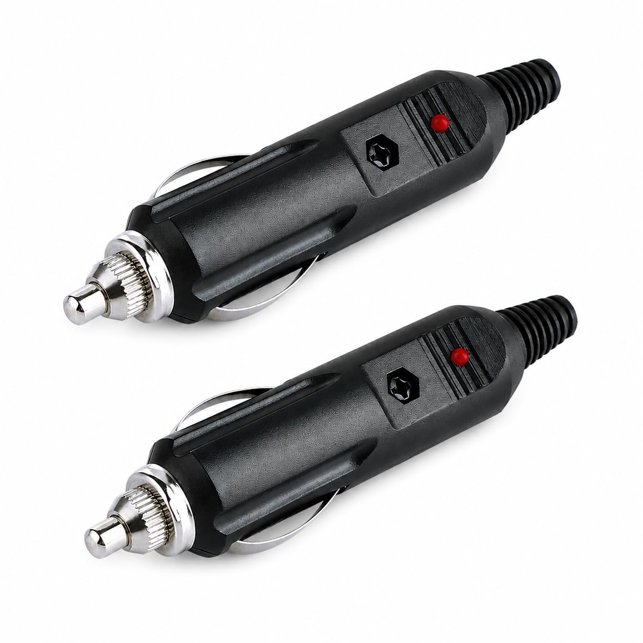 (Pack of 2 Pcs) 12-24V Car Cigarette Lighter Power Male Socket Plug-picture-10