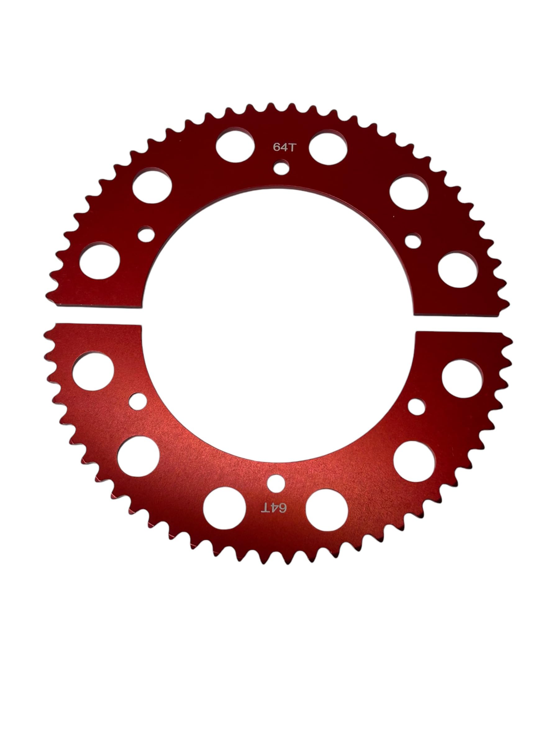 Split Aluminum Sprocket 64 Tooth for 35 Chain