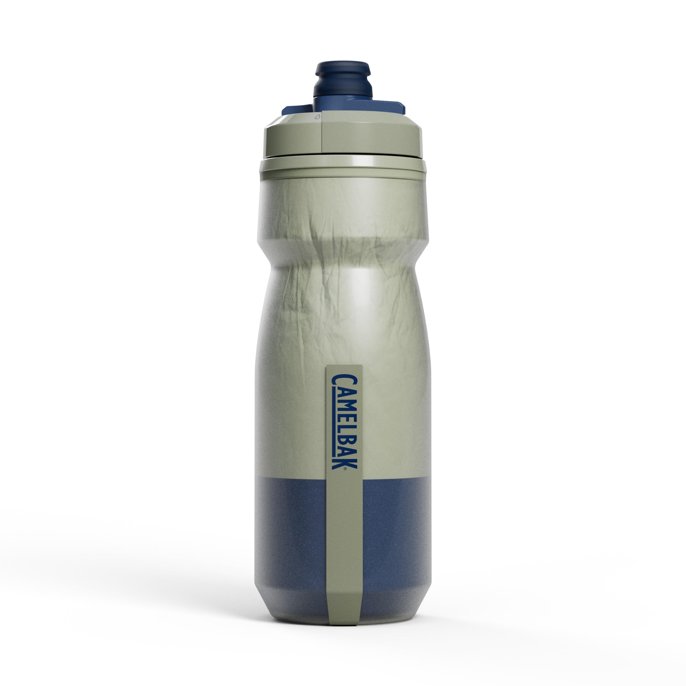 CamelBak Podium Chill Bike Squeeze Water Bottle Mercury Fog, 21oz