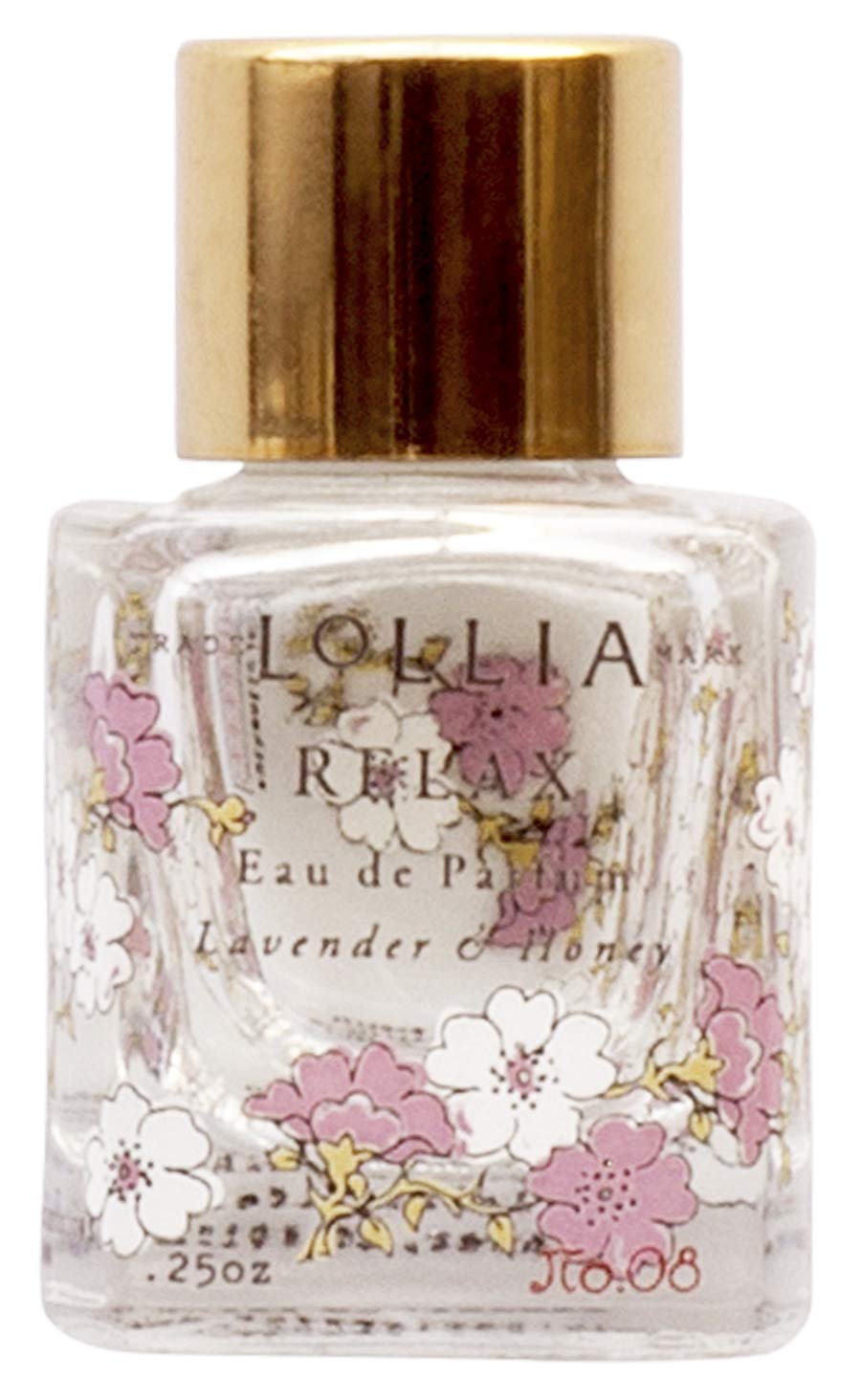 LOLLIA Relax Eau de Parfum | A Beautifully Captivating Perfume | Sophisticated, Modern Scent Featuring Blushing Fragrance Notes | 0.16 oz/5 mL