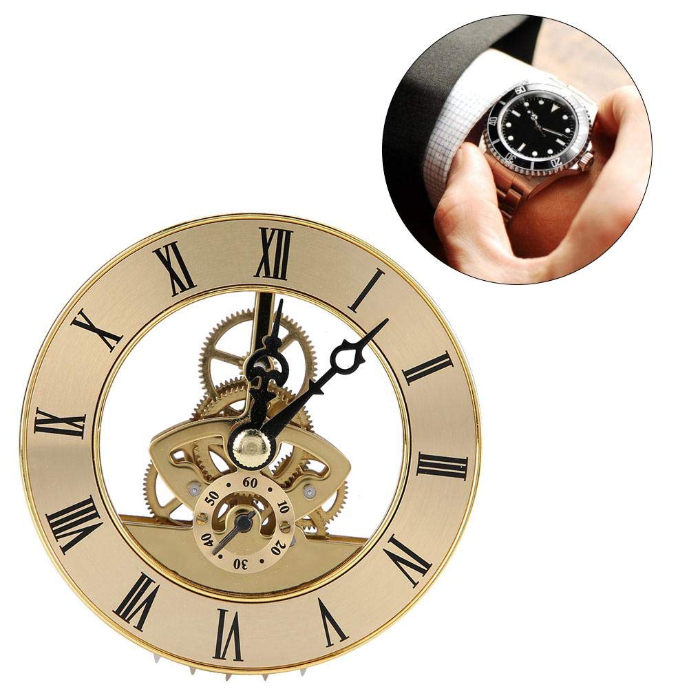 Metalowy 86 mm wbudowany zegar wkładka zegar kwarcowy głowica DIY biurko rzemiosło zegar akcesoria