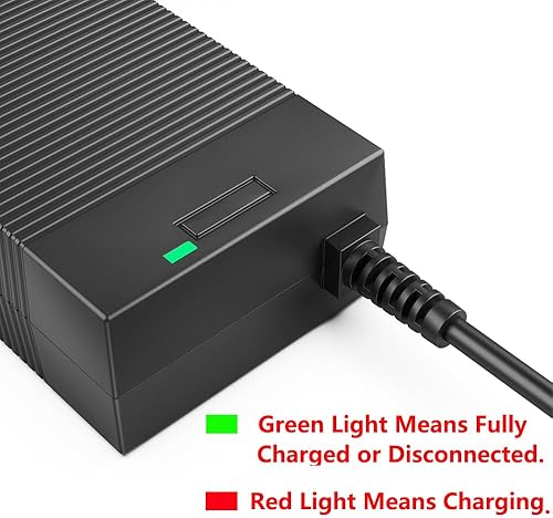 Miniatura 6 de Adaptador de corriente de 42 V 2 A con conector en línea PowerFast de 3 clavijas para mod deportivo de 36 V, modo de bolsillo, y batería de litio