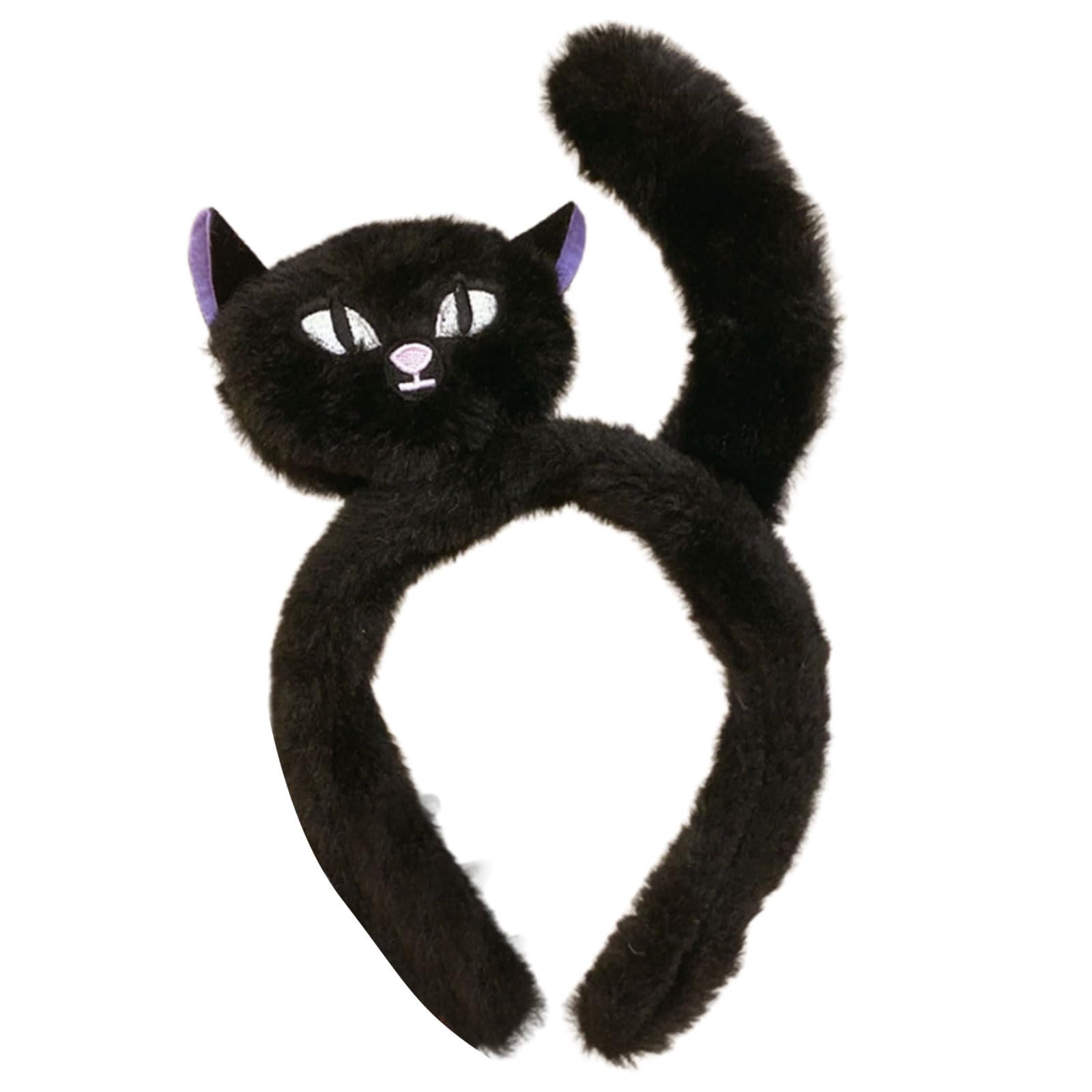 MICFENY Bat Cat Arachnid Headpiece Comfortable Cloth Design Halloween Party Decoration Event Gathering Hair Hoop